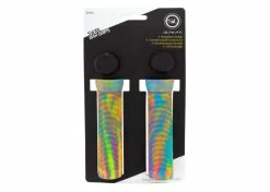 Cheap 💯 Sunlite 125 Mm Rainbow Swirl Handlebar Grips For Bikes & Scooters 🎁 -Motorcycle Parts Sales Store 310200 5