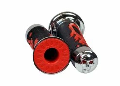 Best reviews of 🌟 Mon Ster Universal Scooter Handlebar Grip Set With Skull & Flames 👍 -Motorcycle Parts Sales Store handlebar grip set bladez moby s xl xs powerboard 5